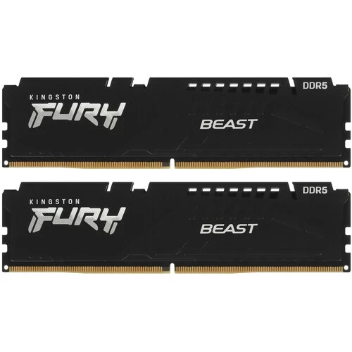 Оперативная память 32 Gb 6400 MHz Kingston FURY Beast Black KF564C32BBEK2-32