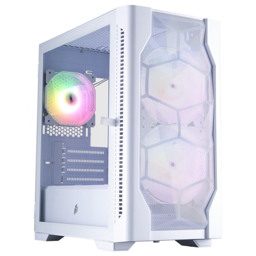 Компьютерный корпус 1STPLAYER DK D4-M ARGB White (D4-M-WH-2F7-14-W-1F7-W)